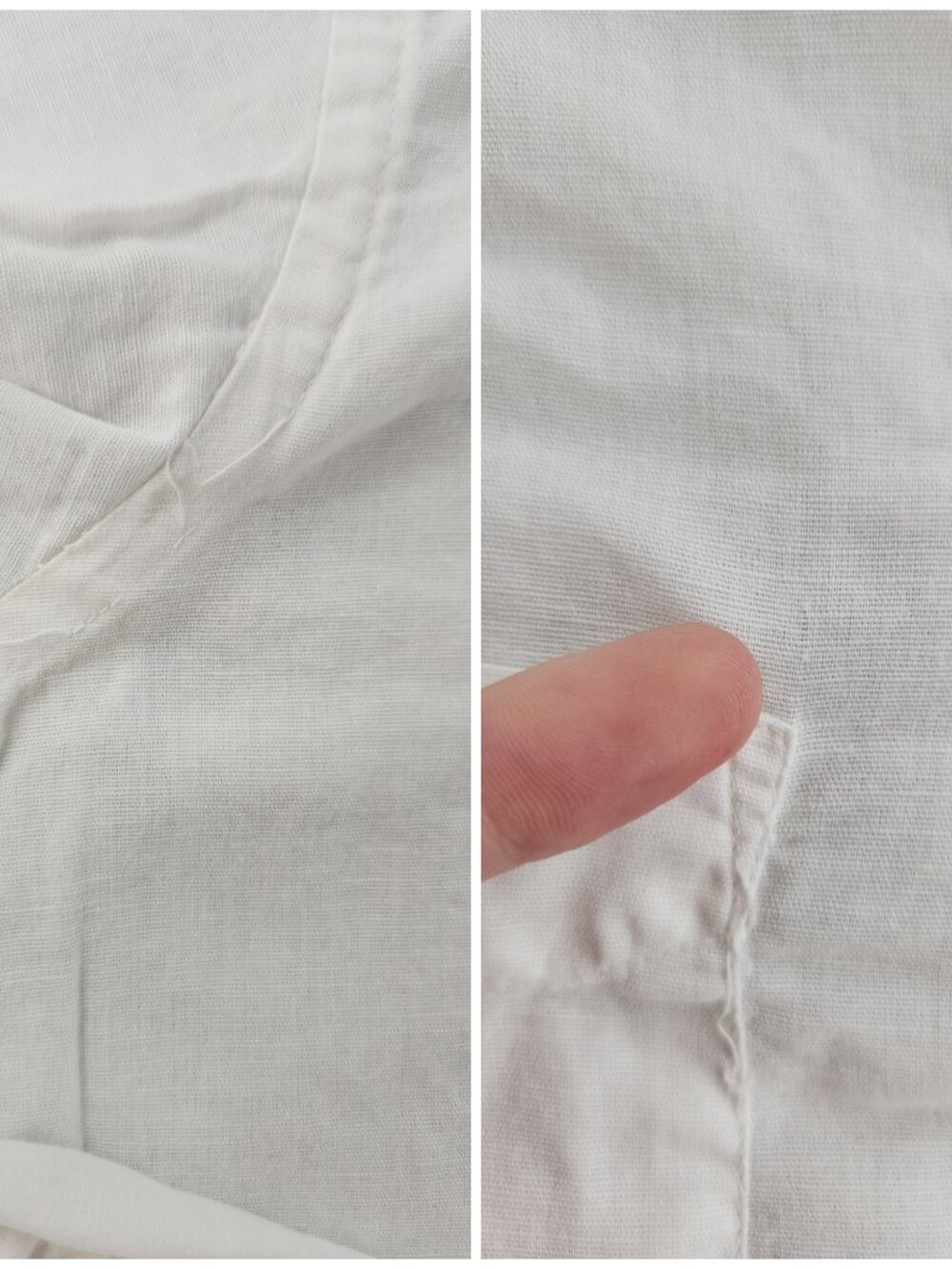 Armani Lightweight Linen Cotton Button-Down Large White Romania Solid Luxury - Picture 12 of 16